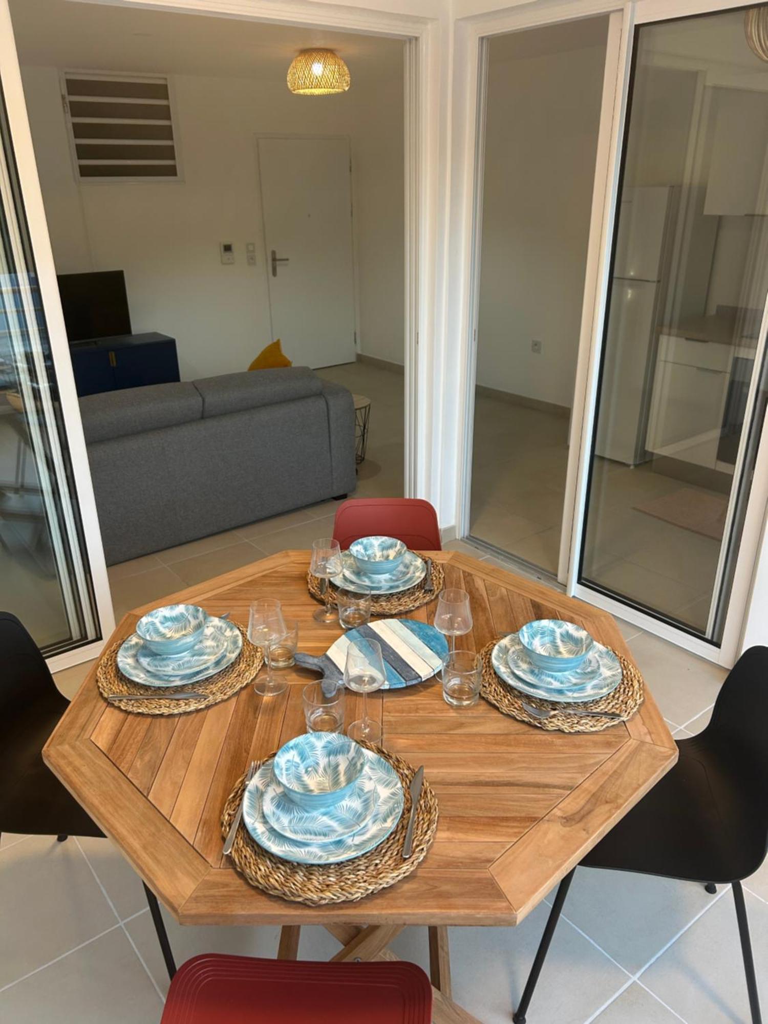 勒迪亚芒T2 Palme Bleue Pour 4 Personnes Au Diamant公寓 外观 照片
